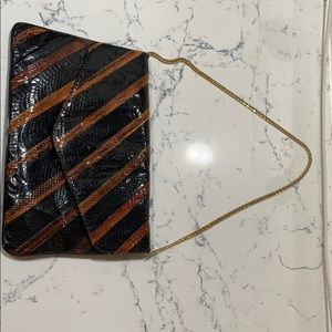 Vintage Robert Bestein Snake print purse